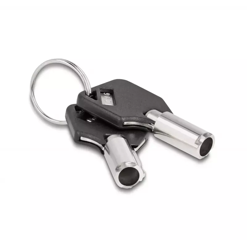 Juego de candado para portátil Navilock negro 1,8 m con llave