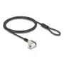 Juego de candado para portátil Navilock negro 1,8 m con llave