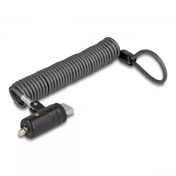 Candado de cable Navilock 20917 negro 1,8 m con llave