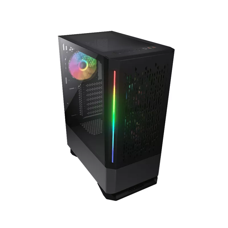 Caja para PC COUGAR Caja gaming MX430 Air RGB Midi Tower Negro