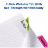 Separadores en blanco Avery Ultra Tabs 74753 Verde Naranja Rosa