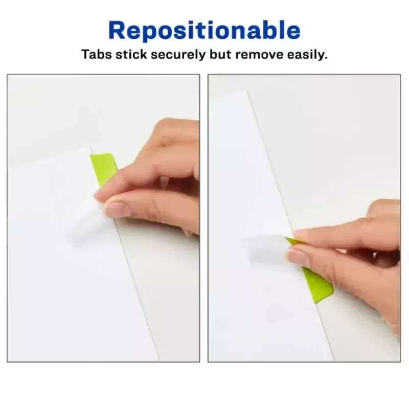 Separadores en blanco Avery Ultra Tabs 74753 Verde Naranja Rosa