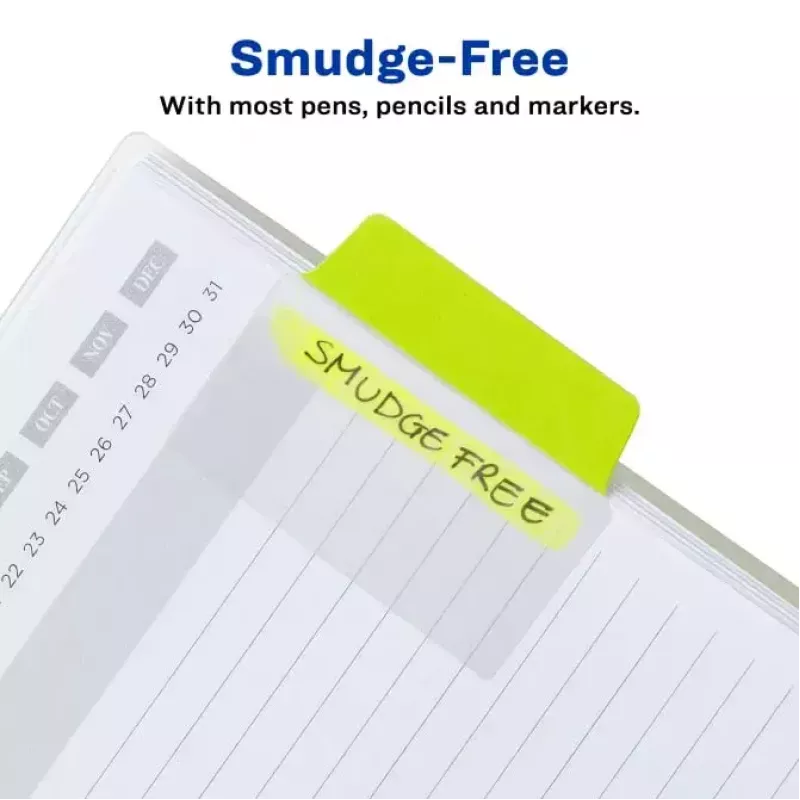 Separadores en blanco Avery Ultra Tabs 74753 Verde Naranja Rosa