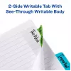 Separadores en blanco Avery Ultra Tabs 74754 Azul Verde Rojo