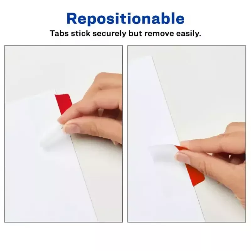 Separadores en blanco Avery Ultra Tabs 74754 Azul Verde Rojo