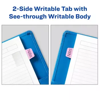 Separadores en blanco Avery Ultra Tabs 74761 Azul Verde Rosa Lila