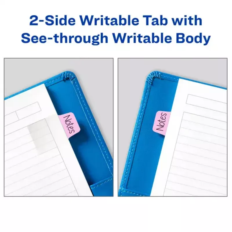 Separadores en blanco Avery Ultra Tabs 74761 Azul Verde Rosa Lila