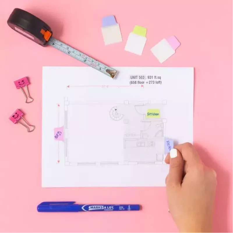 Separadores en blanco Avery Ultra Tabs 74761 Azul Verde Rosa Lila