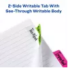 Separadores en blanco Avery Ultra Tabs Verde Naranja Rosa Amarillo 74767