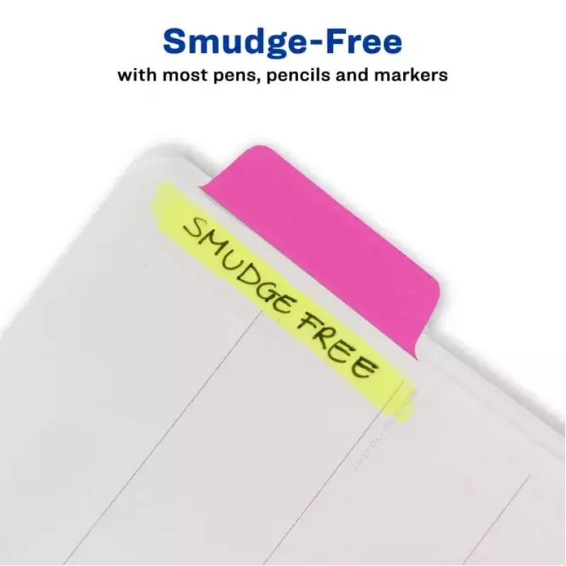 Separadores en blanco Avery Ultra Tabs Verde Naranja Rosa Amarillo 74767