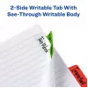 Separador en blanco Avery Ultra Tabs 74768 Azul Verde Rojo Amarillo