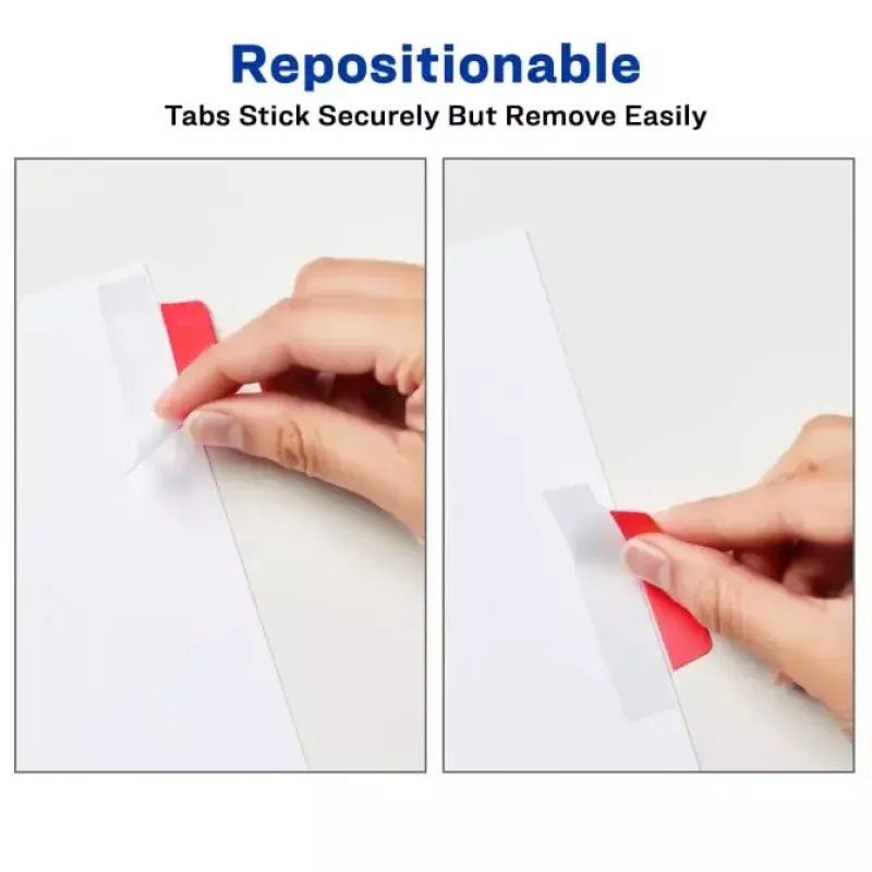 Separador en blanco Avery Ultra Tabs 74768 Azul Verde Rojo Amarillo