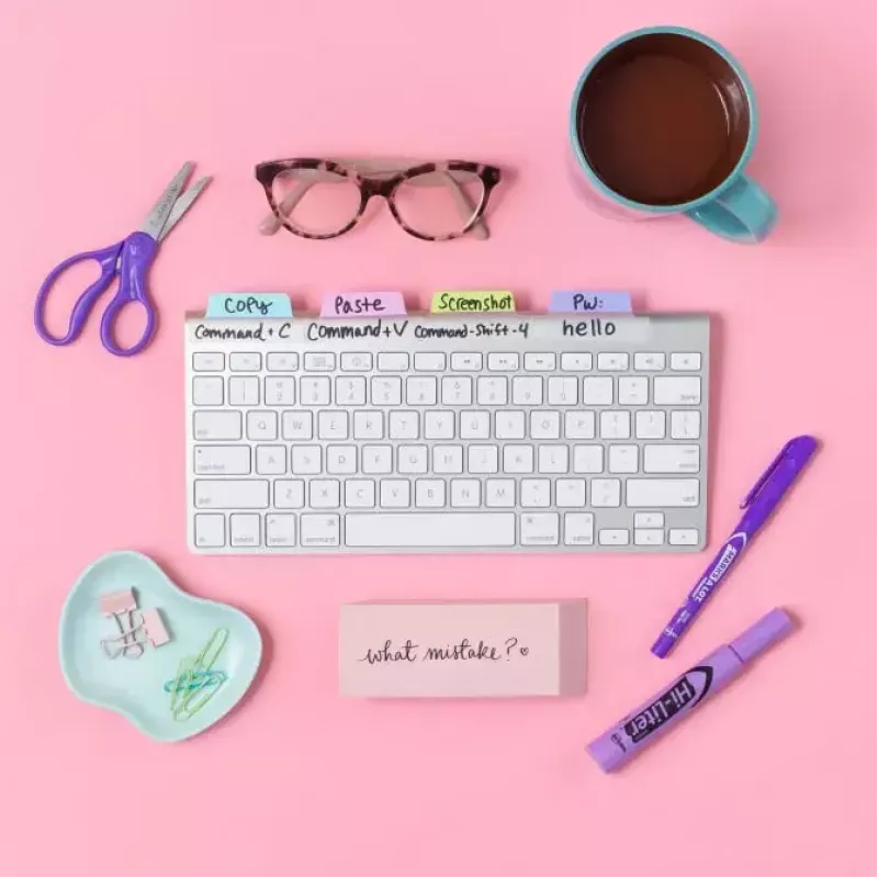 Separadores en blanco Avery Ultra Tabs 74769 Azul Verde Rosa Lila