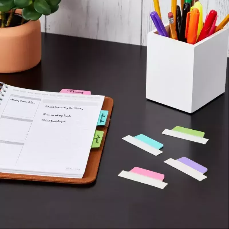Separadores en blanco Avery Ultra Tabs 74769 Azul Verde Rosa Lila