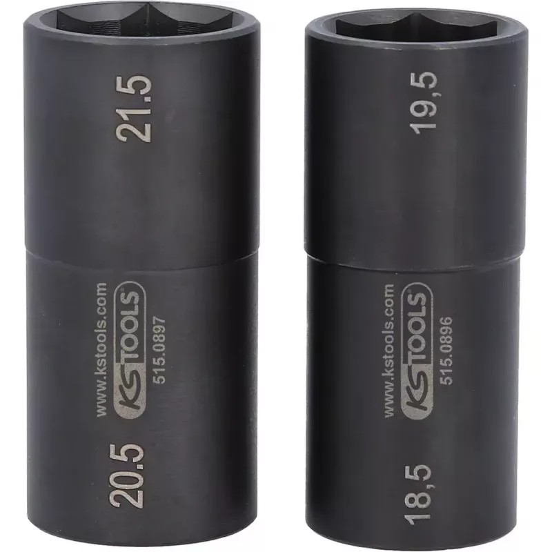 Juego de vasos KS Tools 515.0895 accionamiento 1/2 pulgadas 2 vasos