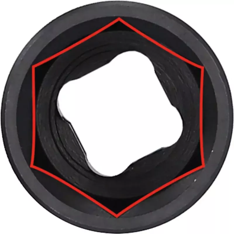Vaso de impacto KS Tools 515.0896 accionamiento 1/2 pulgadas DIN 3121 ISO 1174