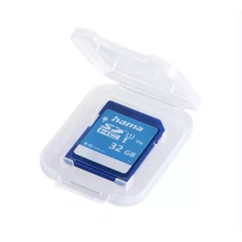 Funda para tarjetas de memoria Hama 00095989 1 tarjeta polipropileno (PP) transparente