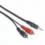 Hama 00205106 Cable de audio 2 m 3,5 mm 2 x RCA Negro, Rojo