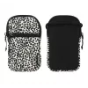 Funda Herlitz Spotted para móvil negra blanca universal