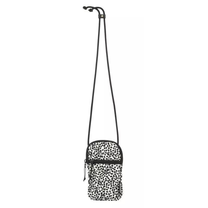 Funda Herlitz Spotted para móvil negra blanca universal