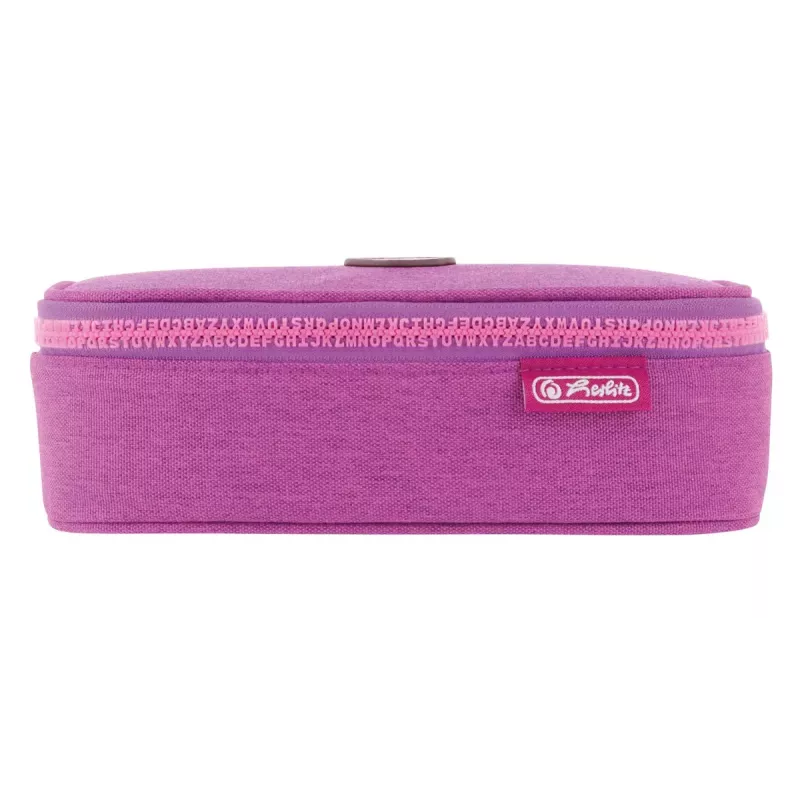 Estuche Herlitz beatBox ABC Soft poliéster rosa lila 225x120x70mm
