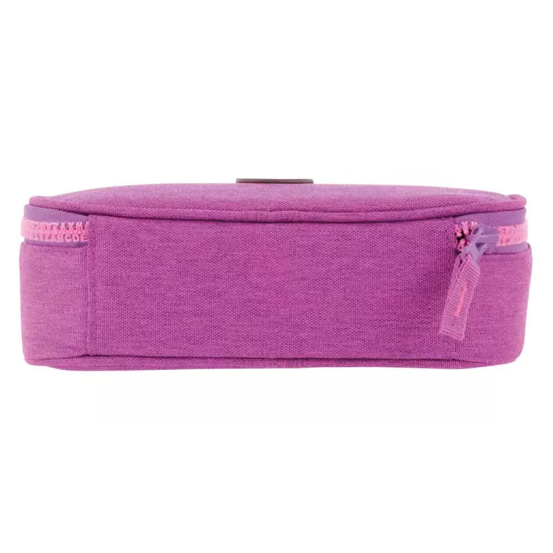 Estuche Herlitz beatBox ABC Soft poliéster rosa lila 225x120x70mm