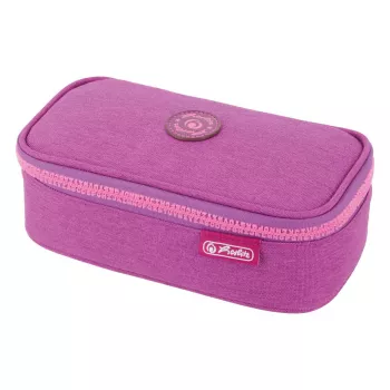 Estuche Herlitz beatBox ABC Soft poliéster rosa lila 225x120x70mm
