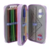 Set de papelería Herlitz Mystic Mermaid 23 piezas azul rosa poliéster