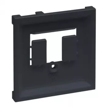 Legrand 765455 placa de pared/embellecedor de interruptor negro