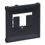 Legrand 765455 placa de pared/embellecedor de interruptor negro