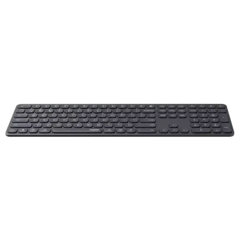 Teclado Bluetooth Rapoo 00228033 QWERTZ alemán gris oscuro inalámbrico