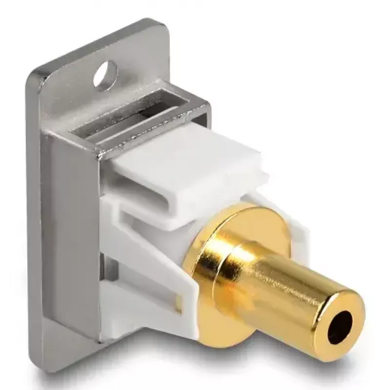 DeLOCK 90883 toma de 3,5 mm plata blanco conector hembra