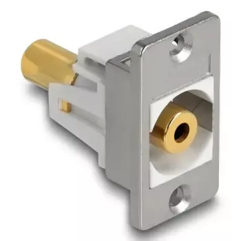 DeLOCK 90883 toma de 3,5 mm plata blanco conector hembra