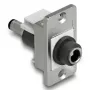 DeLOCK módulo Keystone 90885 plano negro plata blanco DC 5,5 x 2,1