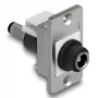 DeLOCK módulo Keystone 90886 plano negro plata blanco DC 5,5 x 2,5