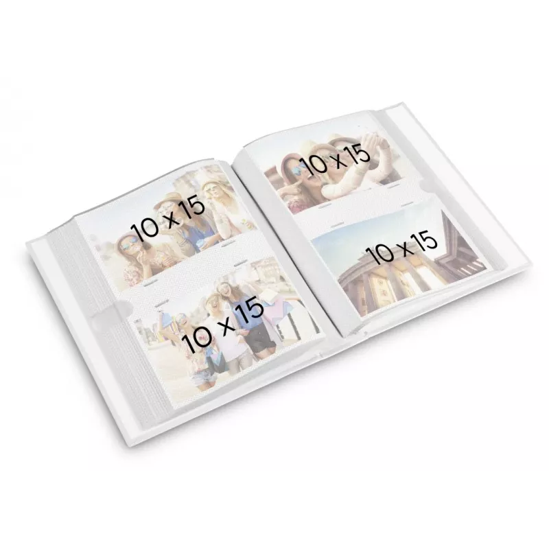 Álbum de fotos Hama Network beige, negro 200 hojas 10 x 15 cm