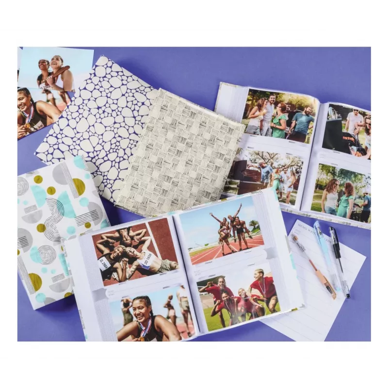 Álbum de fotos Hama Network beige, negro 200 hojas 10 x 15 cm