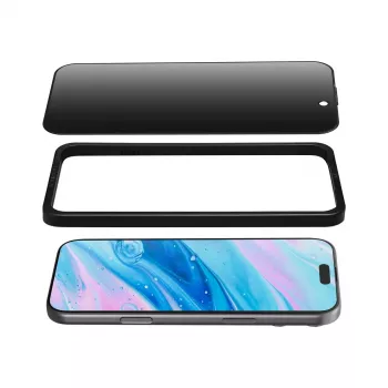 LAUT PRIME PRIVACY Lámina de privacidad para Apple iPhone 17 Pro resistente al polvo a los golpes y a los arañazos