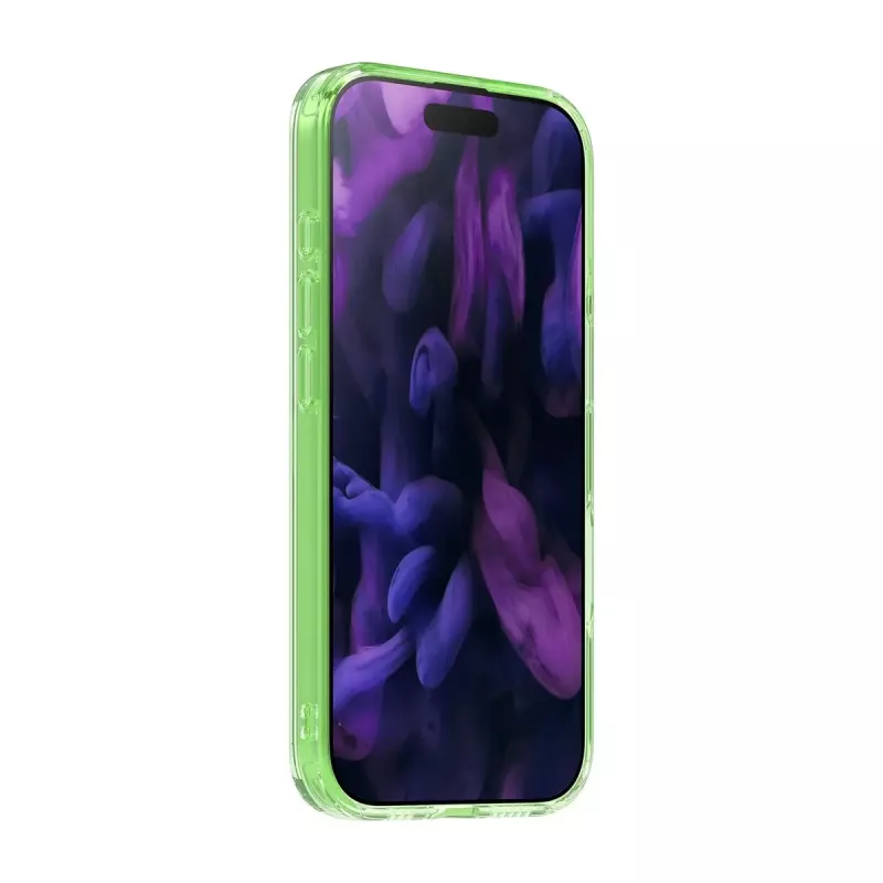 Funda LAUT CRYSTAL FLURO iPhone 17 Verde claro 16 cm