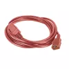 Cable de alimentación ACT C14 a C21 IEC60320, rojo, 2 m, 250 V 10 A
