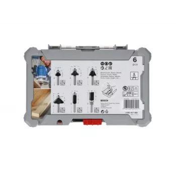 Bosch 2 607 017 470 juego de 6 fresas