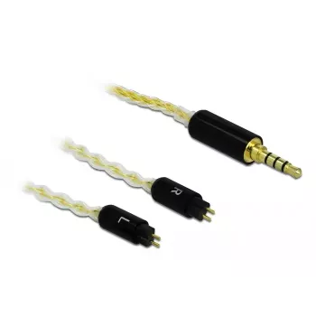 Cable de audio DeLOCK 85849 1,25 m 3,5 mm blanco
