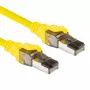 Cable de red SFTP CAT8 ACT amarillo de 5 metros sin lengüeta con conectores RJ45