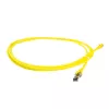 Cable de red SFTP CAT8 ACT amarillo de 5 metros sin lengüeta con conectores RJ45