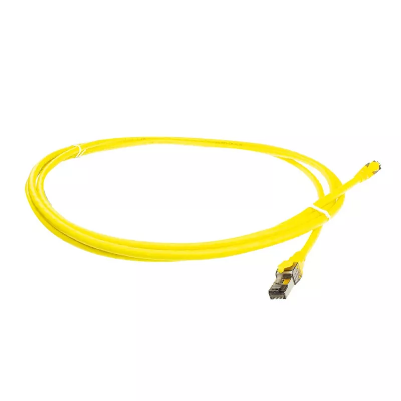 Cable de red SFTP CAT8 ACT amarillo de 5 metros sin lengüeta con conectores RJ45