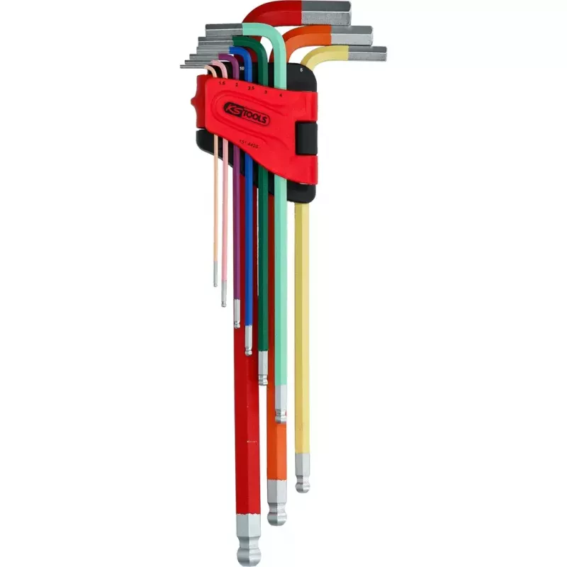 Set de llaves hexagonales KS Tools 151.4420 9 uds. acero cromado