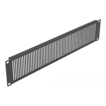 Panel ciego ventilado DeLOCK panel para armario de red de 19
