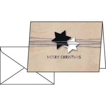 Tarjeta de felicitación Sigel tarjetas navideñas DS079 25 uds. 148x105 mm
