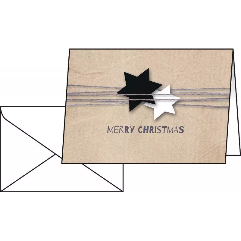 Tarjeta de felicitación Sigel tarjetas navideñas DS079 25 uds. 148x105 mm