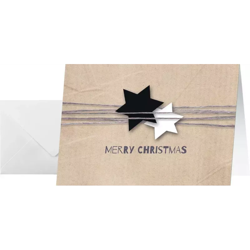 Tarjeta de felicitación Sigel tarjetas navideñas DS079 25 uds. 148x105 mm